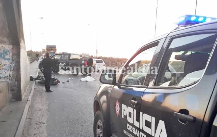 Identificaron al motociclista fallecido