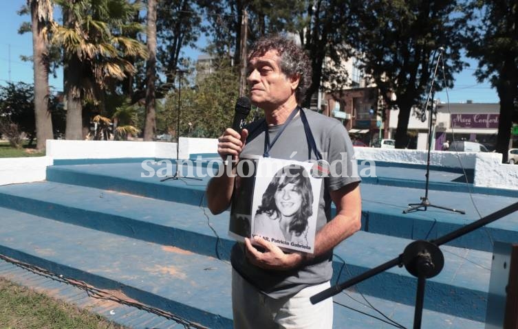 Marcelo Villar habló ante los presentes. (Foto: Municipalidad de Santo Tomé)