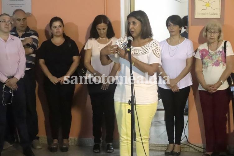 Qüesta encabezó el acto de apertura del ciclo lectivo del Liceo Municipal