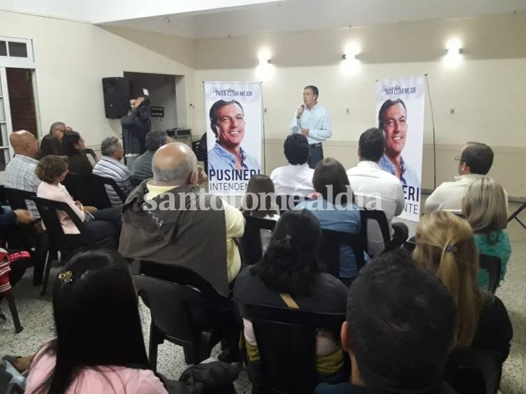 Pusineri presentó su programa de gobierno