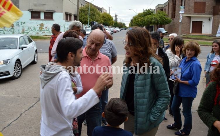 María Eugenia Bielsa visitó Santo Tomé