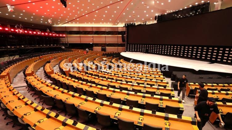 Vista general del hemiciclo del Parlamento Europeo en Bruselas, Bélgica. (Reuters)