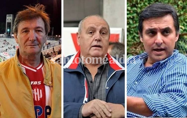 Rubén Decoud, Luis Spahn y Rodrigo Villarreal, los candidatos de Unión.