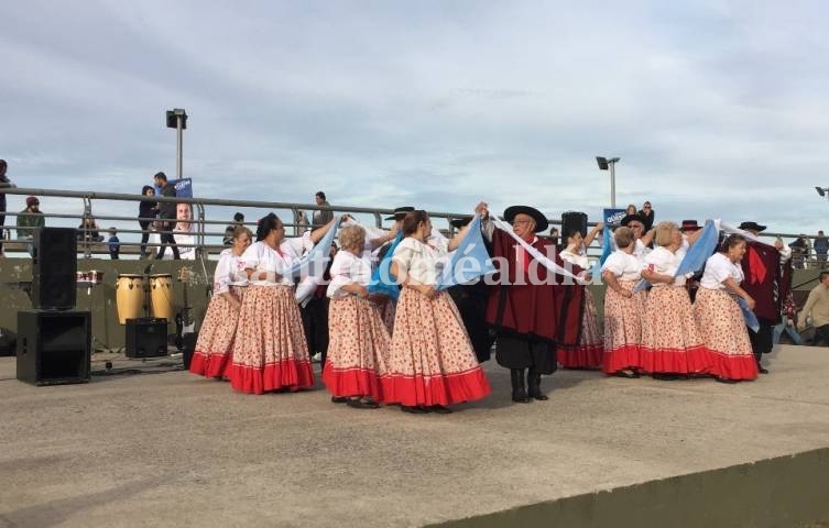 Hubo actividades culturales en el anfiteatro. (Foto: Municipalidad de Santo Tomé)