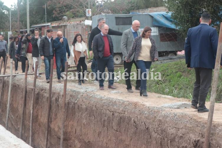 También visitaron el Canal Roverano.