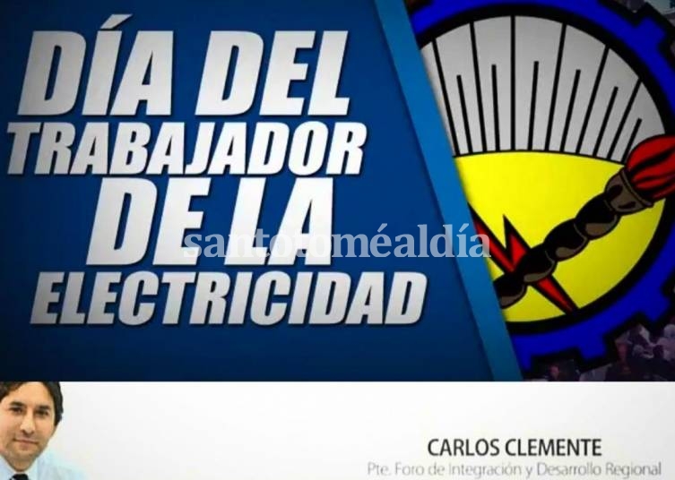 Clemente saludó a los trabajadores de la energía