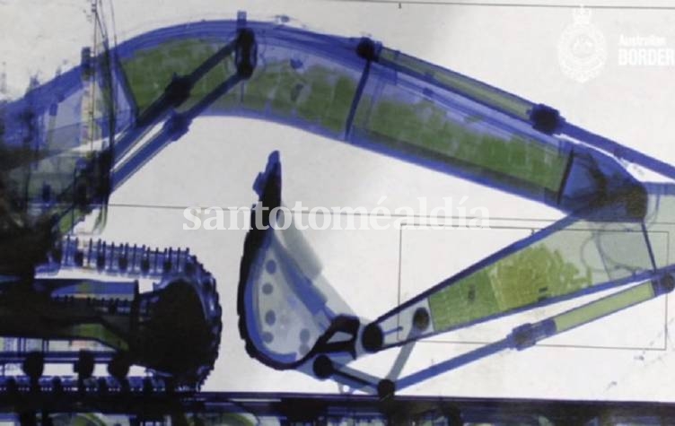 Hallan 400 kilos de cocaína escondidos en una excavadora en Australia