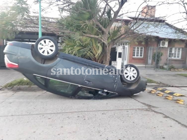 Impresionante accidente durante el fin de semana