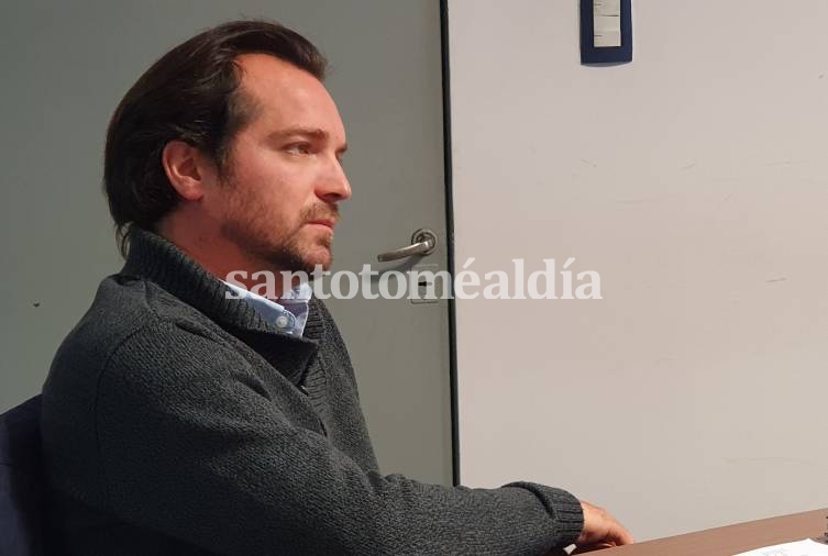 Miguel Weiss Ackerley, en la sesión de esta semana. (Foto: santotomealdia)