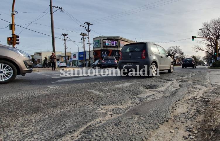 El lunes comienzan la obras de bacheo en Avenida 7 de Marzo