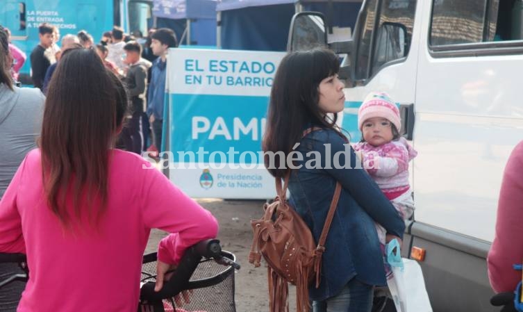 Los puestos móviles atenderán en la ciudad hasta el viernes inclusive. (Foto: Municipalidad de Santo Tomé)