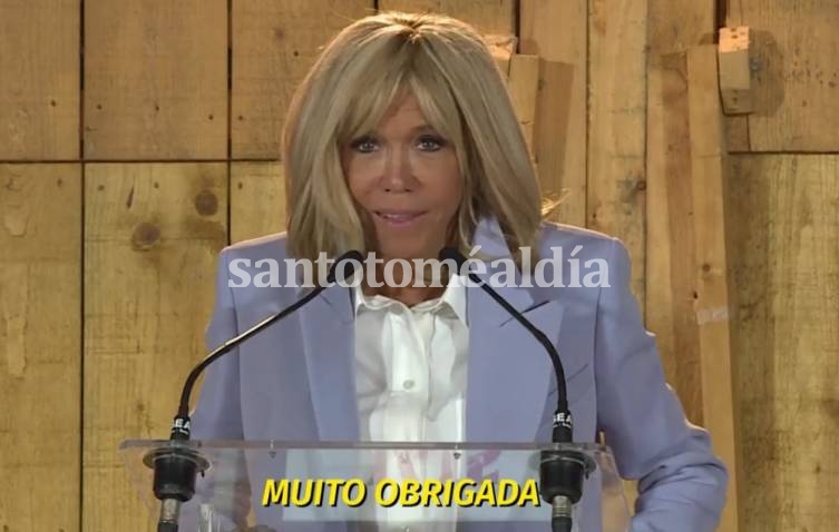 Brigitte Macron se refirió por primera vez a las burlas del presidente brasileño Jair Bolsonaro