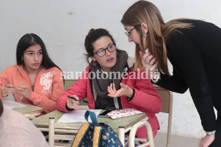 El Municipio continúa ofreciendo el servicio de orientación vocacional en las escuelas. (Foto: Municipalidad de Santo Tomé)