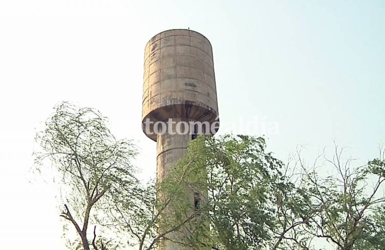 El tanque de agua de Villa Adelina Centro. (Foto: Municipalidad de Santo Tomé)