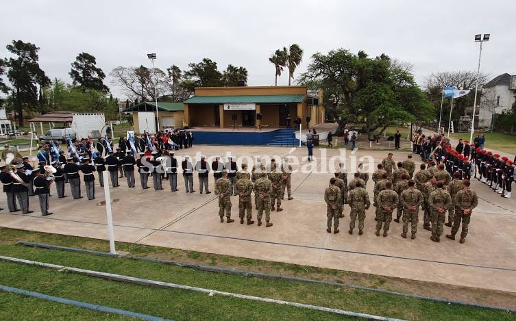 El acto se realizó en el playón del camping municipal. (Foto: santotomealdia)