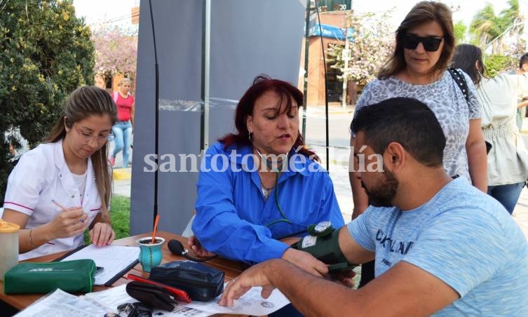 El Municipio celebró el Día Mundial del Corazón promoviendo hábitos saludables. (Foto: Municipalidad de Santo Tomé)