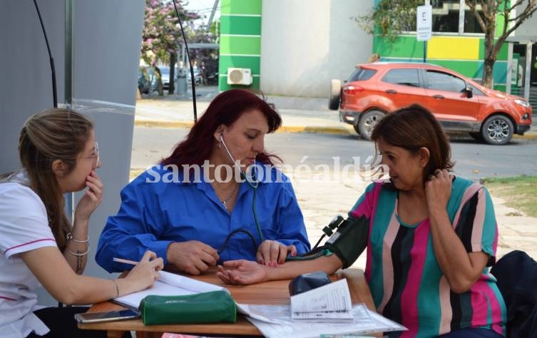 El Municipio celebró el Día Mundial del Corazón promoviendo hábitos saludables. (Foto: Municipalidad de Santo Tomé)