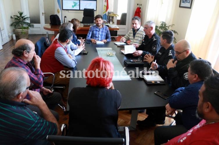 La provincia se comprometió a reforzar la seguridad en Santo Tomé