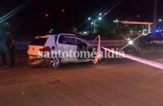 Accidente fatal frente al aeropuerto