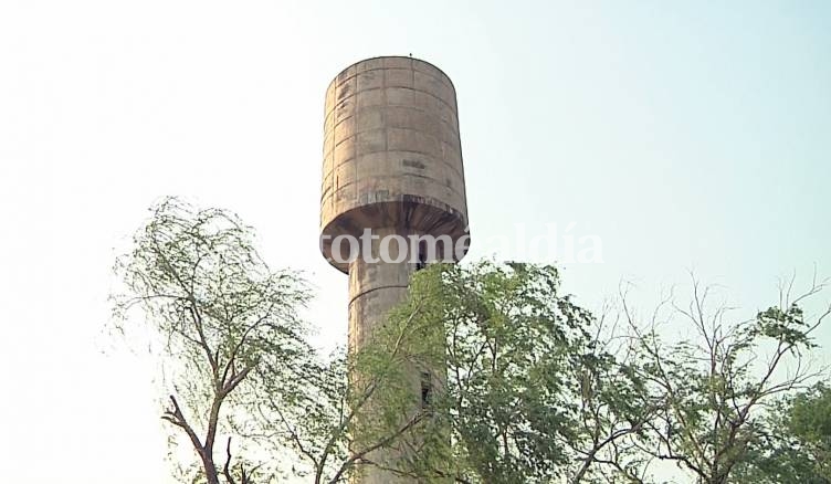 El tanque de agua de Adelina Oeste. (Foto: Municipalidad de Santo Tomé)