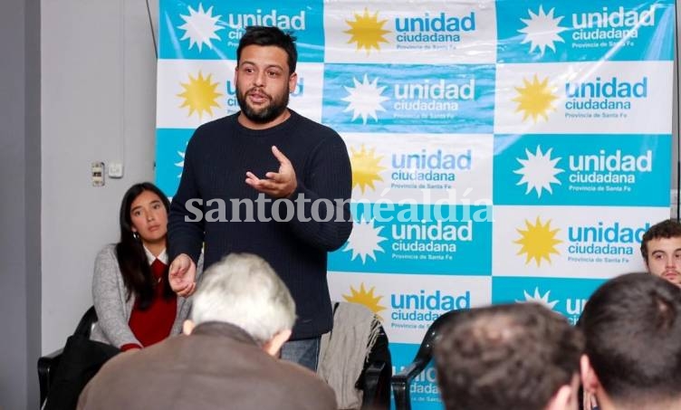 Rodrigo Alvizo valoró la elección del Frente de Todos en Santo Tomé. (Foto: gentileza)