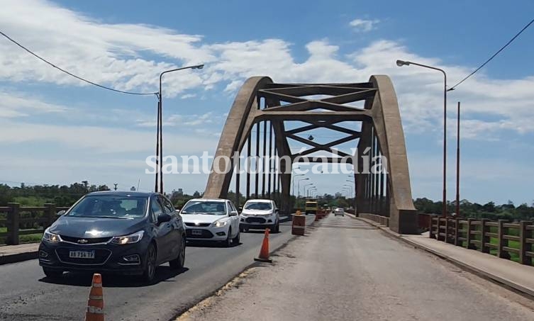 Esta noche retoman los trabajos en el puente Carretero