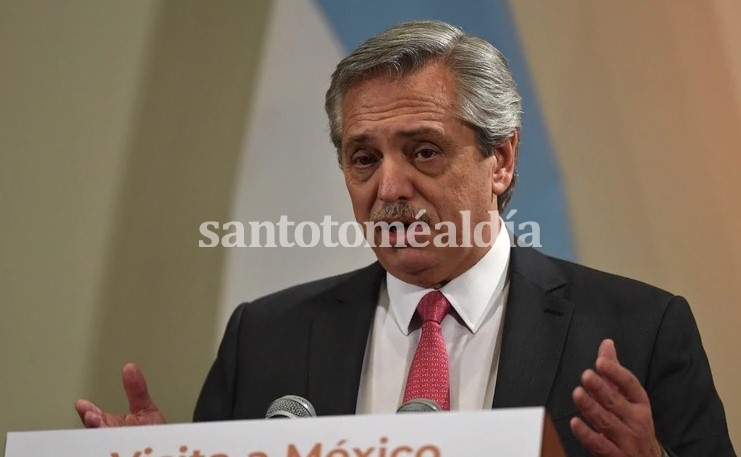 Alberto Fernández en México: 