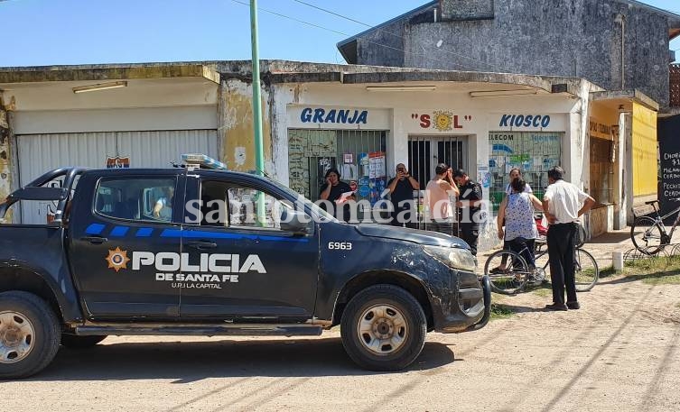 Un comerciante fue herido de arma de fuego al resistirse a un asalto