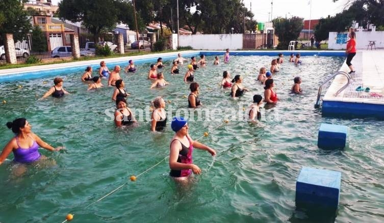 Acuaerobic en el CEF 33. (Foto: Municipalidad de Santo Tomé)