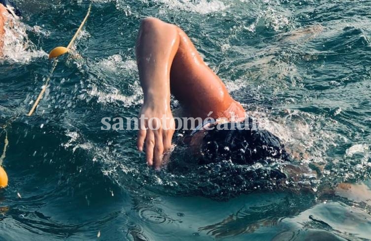 Natación en el club Alianza. (Foto: Municipalidad de Santo Tomé)