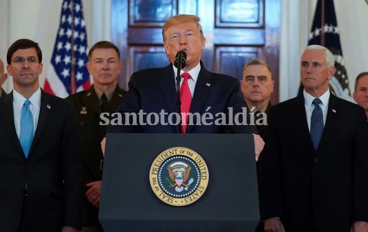 Trump confirmó que no hubo muertos por el ataque de Irán y estimó que el régimen “parece estar retrocediendo”