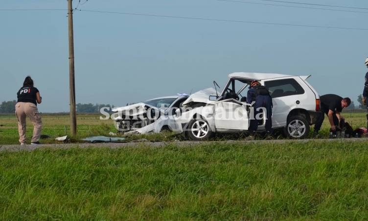 Un hombre de 30 años murió como consecuencia del choque. (Foto: Gálvez Hoy)