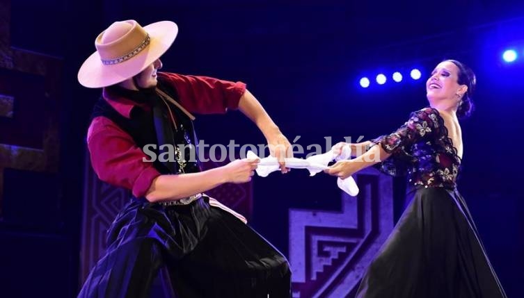 Forlín y Passoni se lucieron en el escenario del Pre Cosquín. (Foto: Cosquín 2020)