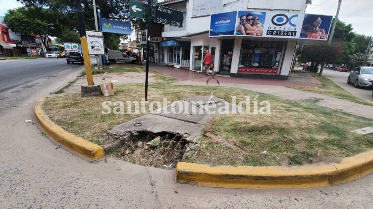 Así está una de las ochavas de Luján y Alvear. (Foto: Prensa FIDR)