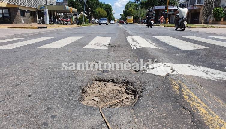 Vialidad Nacional realizará obras de bacheo en las avenidas 