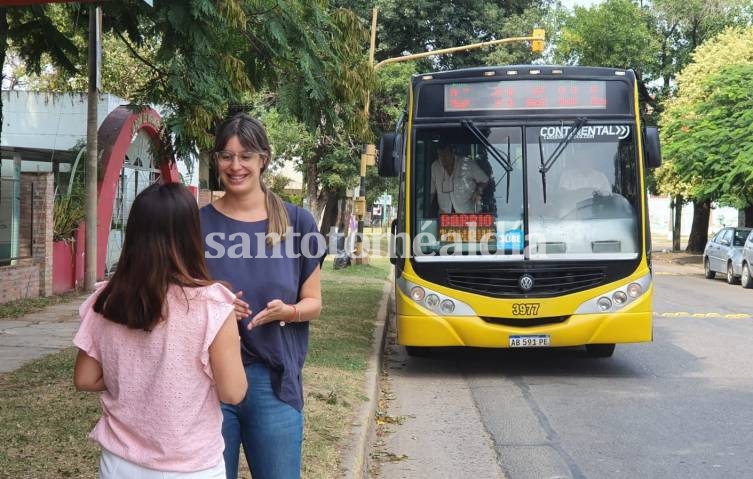 Las mujeres de Santo Tomé viajarán en colectivo gratis cada 8 de Marzo