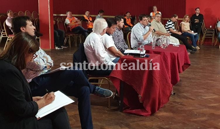 Se realizó en Santo Tomé la primera reunión del Comité de Crisis del departamento La Capital