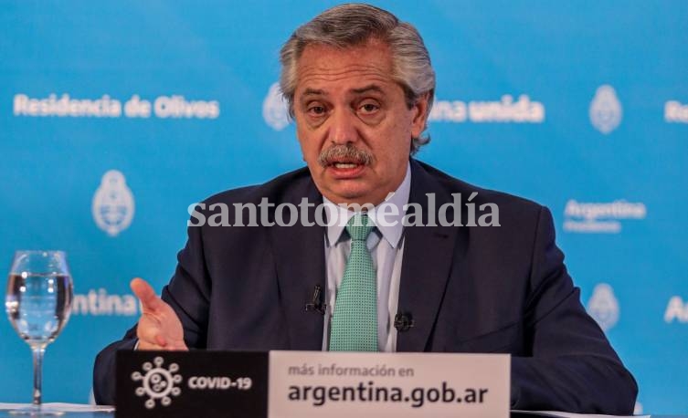 Alberto Fernández, presidente de la Nación.