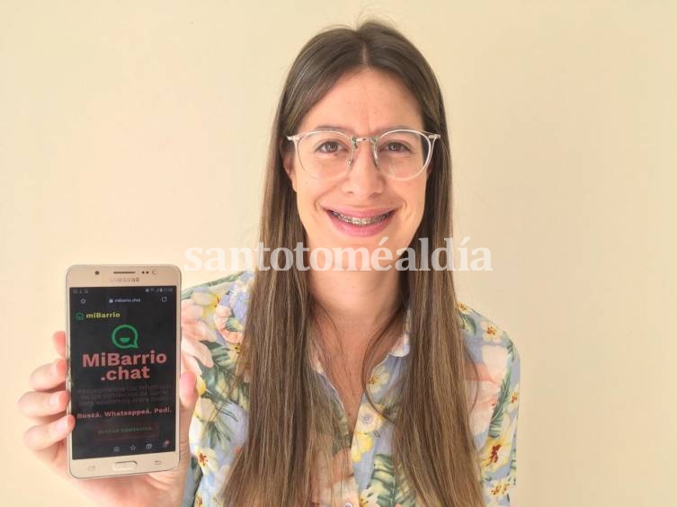 Florencia González destacó que más comerciantes se sumaron a MIBARRIO.CHAT