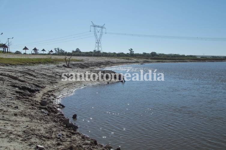 Otra postal impensada, en el balneario municipal.Francisco Ross