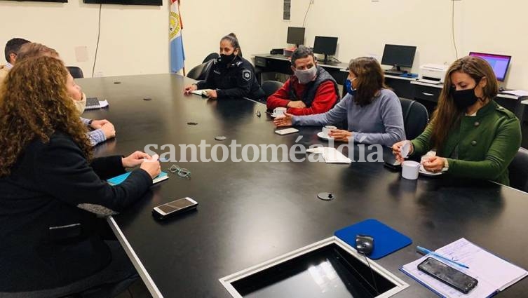 Autoridades municipales se reunieron con funcionarios policiales y de Seguridad