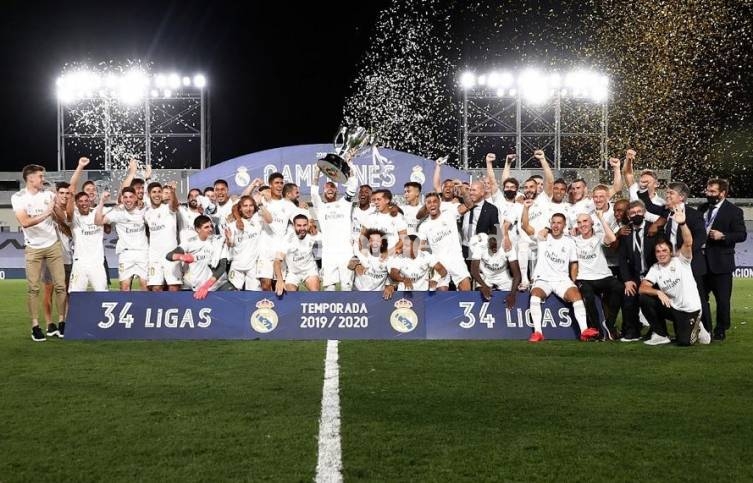 Real Madrid venció a Villarreal y ganó su 34° título de La Liga de España
