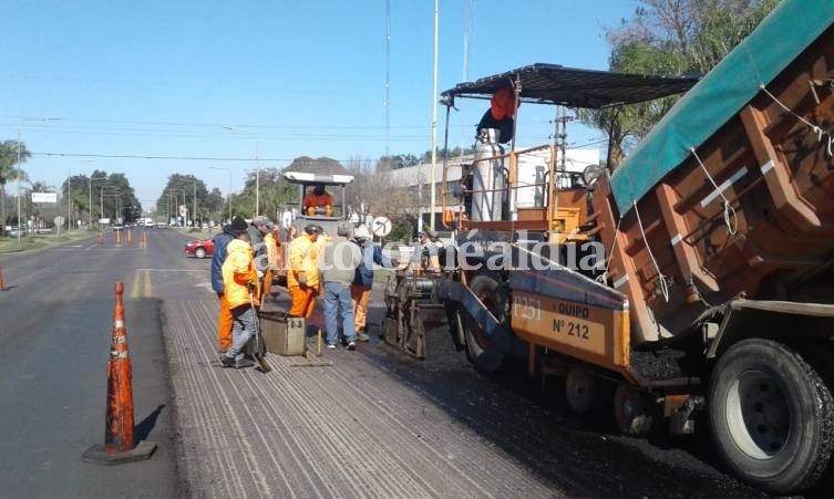 Avanzan las obras sobre Ruta 11 en Avellaneda y Reconquista