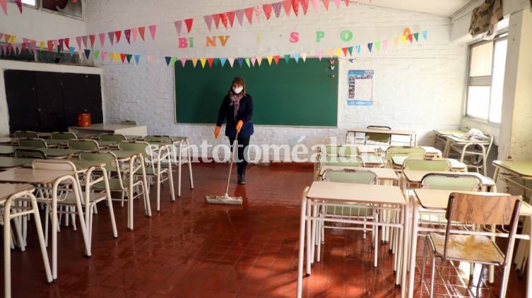 Santa Fe se prepara para el regreso a las clases presenciales 