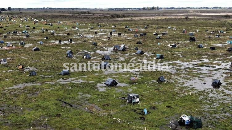 La Justicia de La Plata ordenó el desalojo de tierras ocupadas en la localidad de Guernica