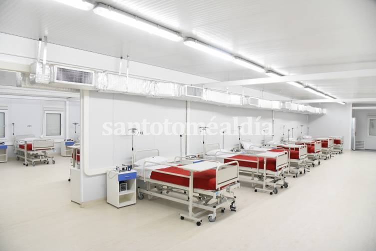 La provincia habilita 19 nuevas camas en el hospital modular de Granadero Baigorria