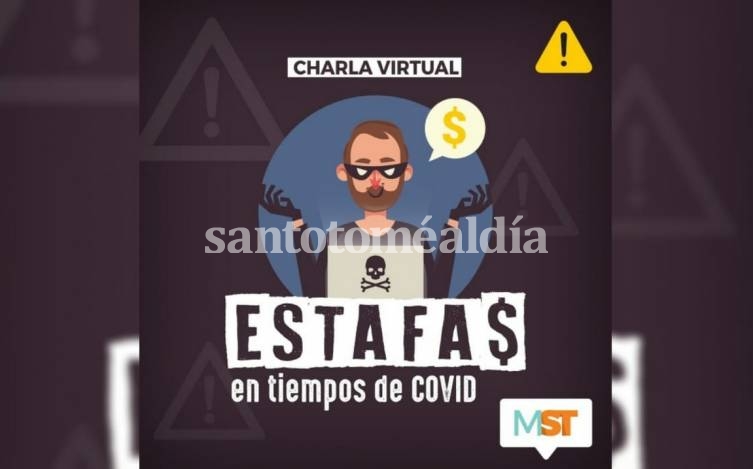 El Municipio realizará una charla virtual sobre estafas en tiempos pandemia