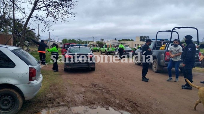 Detienen a 43 personas por una fiesta clandestina en una maderera del sur provincial