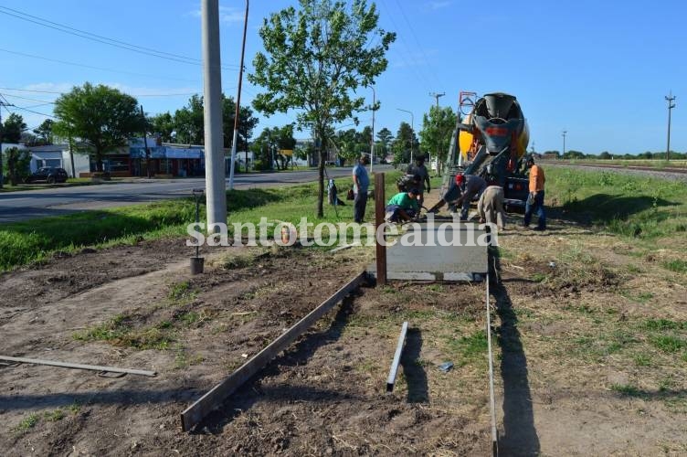 Sauce Viejo: Extienden la senda peatonal peatonal de la Ruta 11