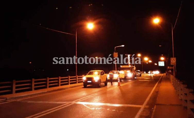 Esta noche se realizarán nuevos trabajos de iluminación en el Puente Carretero
